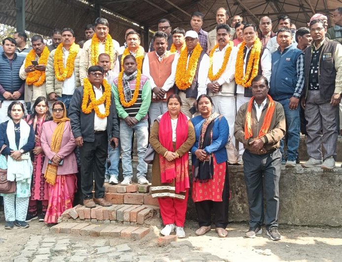 सफाई कर्मचारी संघ के तीसरी बार निर्विरोध अध्यक्ष बने रमेश