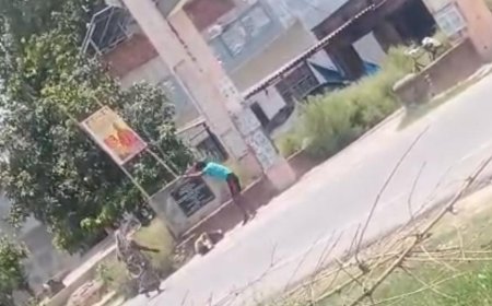 बांस से पीट पीटकर बुजुर्ग को उतारा मौत के घाट